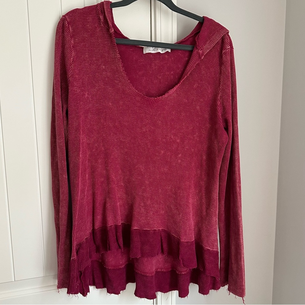 Vintage Havana hooded sweater oversized boho grunge